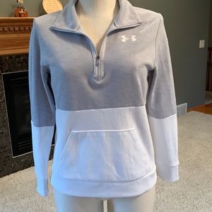 UNDER Armour Pullover, half zip, size Youth Large, Like New